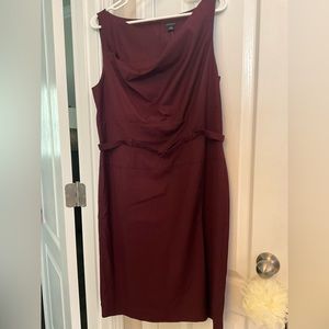 Ann Taylor Burgundy Dress Size 12
